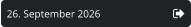 26. September 2026